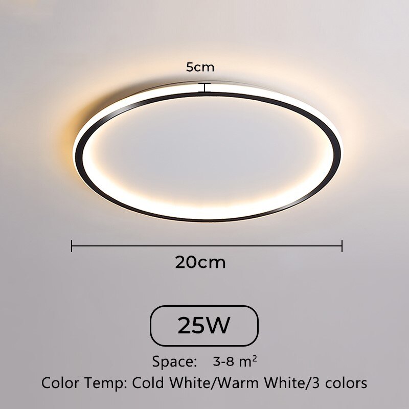 Ultra Thin Led Ceiling Lamps 30W 20W 15W 10W Modern Panel Ceiling Lights For Living Room Bedroom Kitchen Indoor Lighting fixture