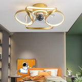 Modern Led Lamp Ceiling Fan Light Chandelier Remote Control Ceiling Fans with Light Nordic Bedroom Dining Room Indoor Lighting