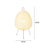 Japanese Rice Paper Lantern Led Table Lamp Living Room Bedroom Bedside Study Hotel Homestay Art Creative Decor Tripod Floor Lamp