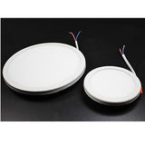 LED Slim Panel Light 6W 8W 15W 20W Aluminum Round Ceiling Recessed Downlight Adjustable Hole 85-265V Indoor Lighting