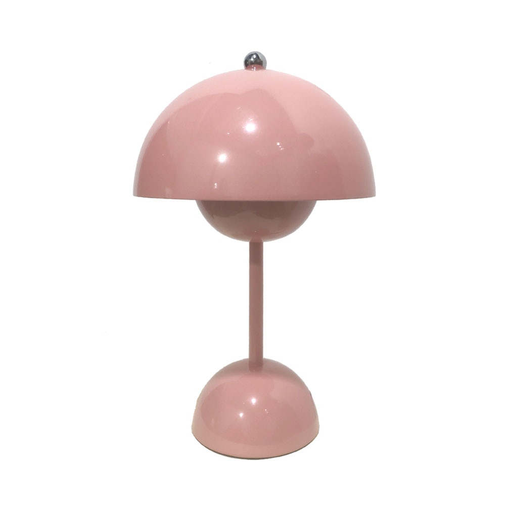 Flower Bud Led Table Lamp Night Light Mushroom Table Lamps Nordic Bedside Wedding Room Desk Simple Decoration Bedroom Modern