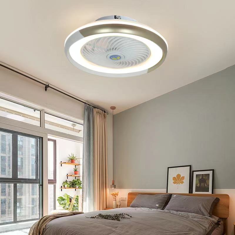Modern LED lights with lights, fan lighting, remote control fan, Bluetooth application, intelligent ceiling fan light