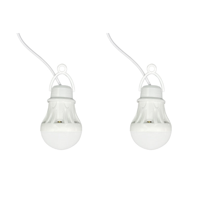 USB LED Bulb Portable LED Lamp Book Lights Outdoor Camping Light Indoor Reading Light Bulb Energy Saving Emergency Lamp