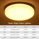 Modern Led Ceiling Lamp 48W 36W 24W Square/Round Ceiling Lights 220V 110V Panel Light for Bedroom Kitchen Living Room Lightings