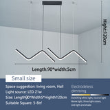 MINIMALISM GOLD/BLACK FINISHED MODERN LED CHANDELIER FOR DINING ROOM KITCHEN ROOM  HANGING CHANDELIER FIXTURE