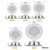 10Pcs High Brightness Round Recessed Ceiling Led Spot 220V 5W 9W 12W15W 18W Commercial Indoor Bedroom Recessed Ceiling Downlight