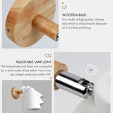 wooden wall lights bedside wall lamp wall sconce modern wall light for bedroom Nordic macaroon 6 color steering head E27 85-285V