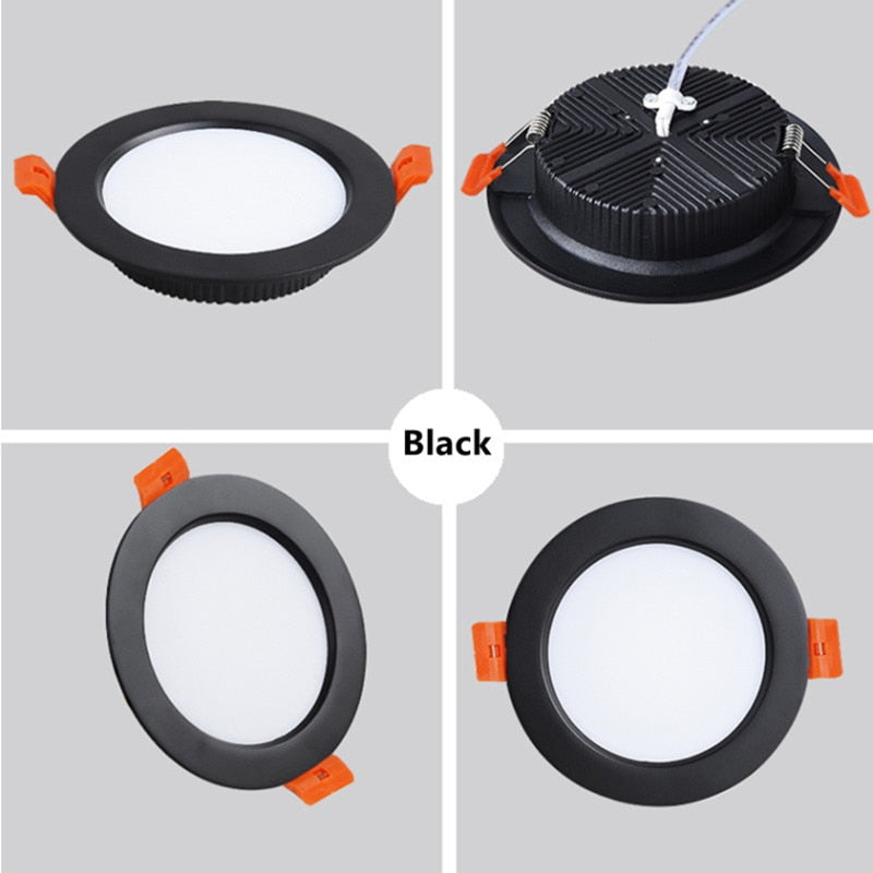 5W-36W Ceiling Light Recessed LED Spotlight Down Light AC 90-260V for Living Room and Shopping Mall Lighting