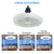 E27 Bedroom Ceiling Fans Lamp Cooling FanChildren's Night Light LED Chandeliers Ligths Living Room
