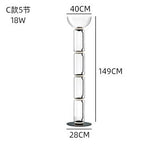 Italy Design Heavy Glass LED Floor Lamps Nordic Light Modern Bright Stand Lighting for Living Room Bedroom lustre Decor Fixtures
