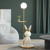 Floor Lamp Nordic Modern Fashion Coffee Table Chirdren Lights E27 Boy and Girl Room Bedroom LED Rabbit Floor Lamp Fixture Led