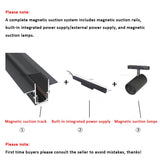  Modern Magnetic Track Lights Embedded LED Spotlight Downlight Living Room Without Main Light Lighting Grille Lamp Series