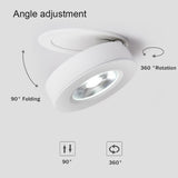 Dimmable Slim Ceiling Lamp ceiling light LED Foldable 360 recessed surface mounted spotlight for Hallway Gallery Display Living