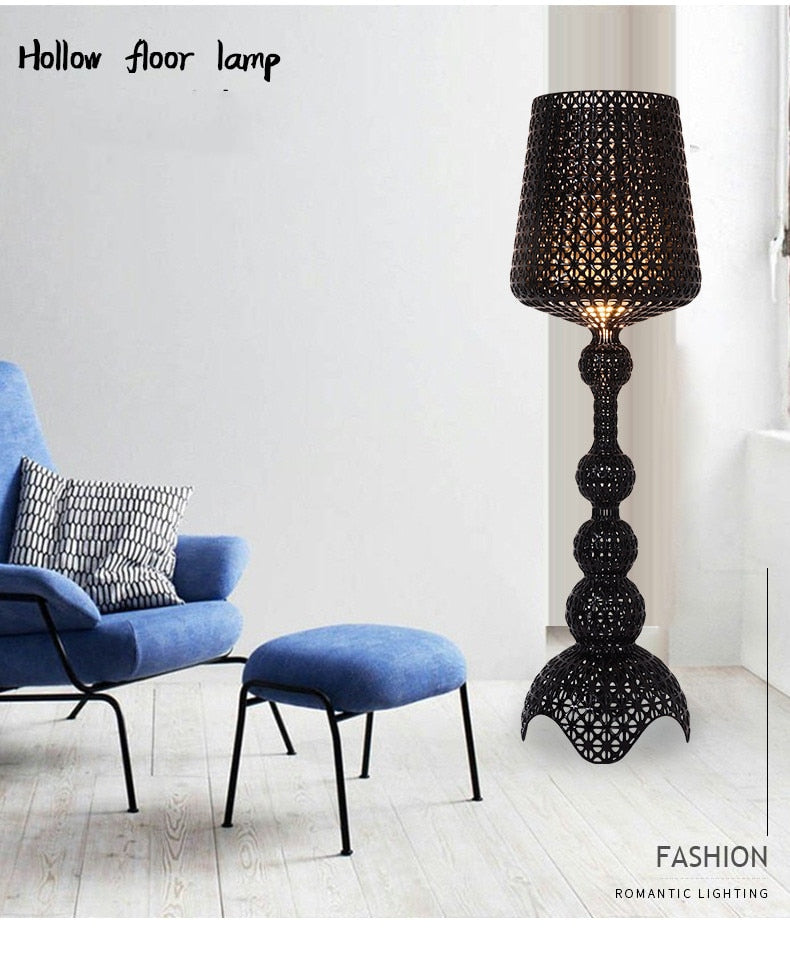 Italy Design Kartell Kabuki Table Lamps Acrylic Desk Lights Art Decor LED Standing Light Living Room Bedroom Hollow Floor Light