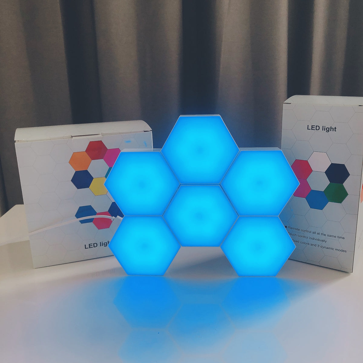Smart Remote Control LED Hexagonal Light