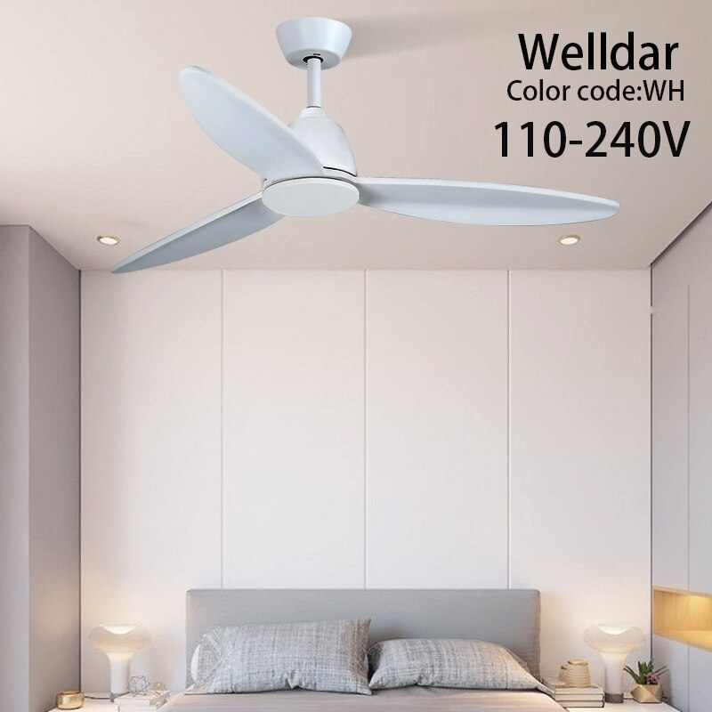 60 Inch Led Ceiling Fan Lamp Roof Home Fans Modern Indoor Decorate Wooden Blade Dc Ceiling Fan With Remote Control Ventilador