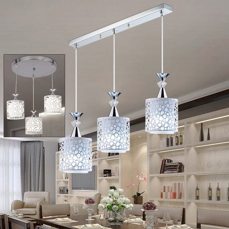 3 Head Modern Ceiling Light Hanging Pendant Lamp Dining Room Chandelier Fixture