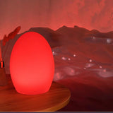 Novelty LED Night Lights USB Rechargeable Egg Shape Pat Light Baby Feeding Sleeping Eye Protection Lamp Outdoor Bar Table Lamps