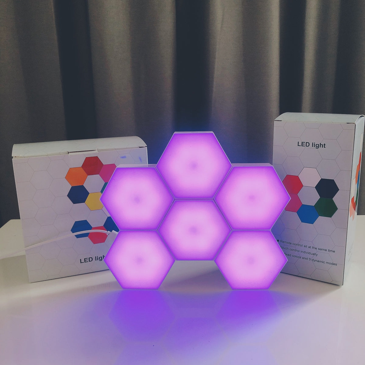 Smart Remote Control LED Hexagonal Light