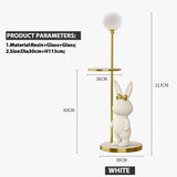 Floor Lamp Nordic Modern Fashion Coffee Table Chirdren Lights E27 Boy and Girl Room Bedroom LED Rabbit Floor Lamp Fixture Led