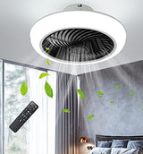 46CM Ceiling Fan With Led Light And Remote Control Ultra Thin Ceiling Lamp Silent Fan 5 Blades Wind Circulator For Home Bedroom