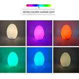 Novelty LED Night Lights USB Rechargeable Egg Shape Pat Light Baby Feeding Sleeping Eye Protection Lamp Outdoor Bar Table Lamps