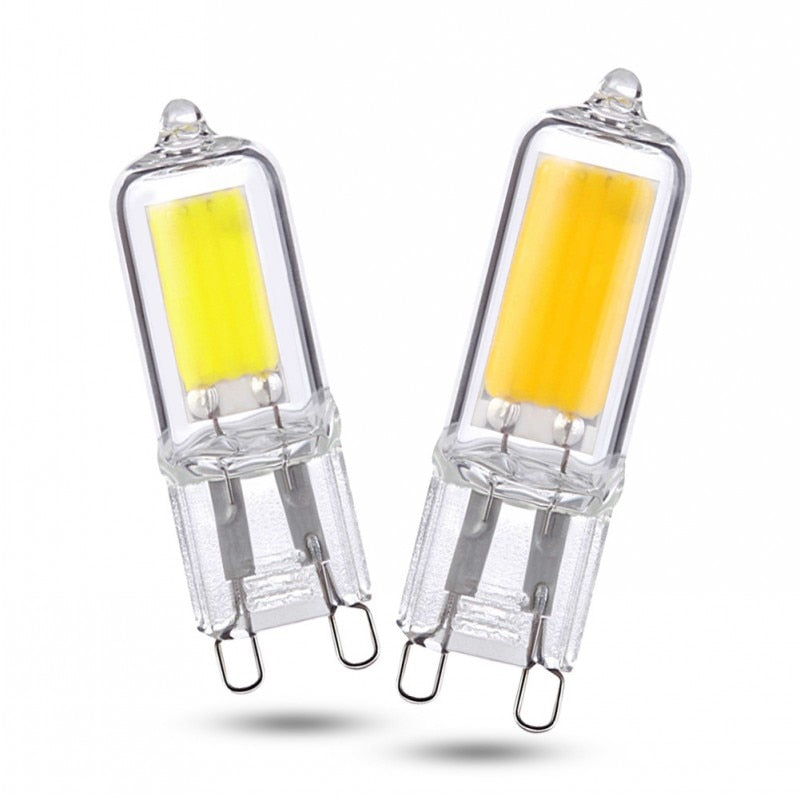 Super Bright G9 LED Light Bulb 7W 9W 12W15W 220V Glass Lamp  Constant Power Light LED Lighting G9 G4 COB Bulbs