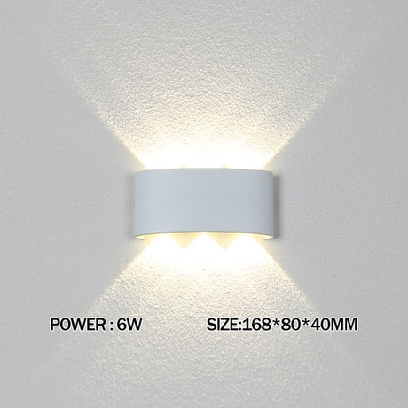 2W 4W 6W 8W 10W 12W  LED Wall Light Outdoor Waterproof Modern Nordic style Indoor Wall Lamps Living Room Porch Garden Lamp