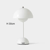 Mushroom Flower Bud Rechargeable LED Table Lamps Desk Night For Bedroom Dining Touch Night Light Simple Modern Decoration