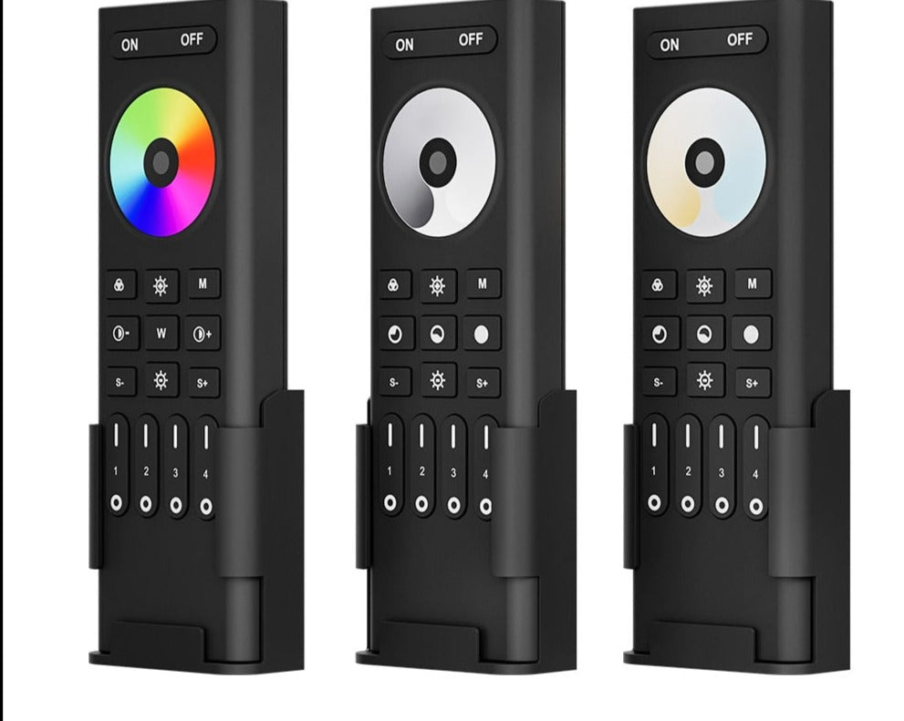 2.4GHz RF Dim CCT RGBWW RGB+CCT 4-Zone Remote LED Strip Controller For C01-05RF C01-05W C01-05Z WB5 Milight LED Controller