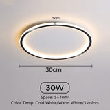 Ultra Thin Led Ceiling Lamps 30W 20W 15W 10W Modern Panel Ceiling Lights For Living Room Bedroom Kitchen Indoor Lighting fixture