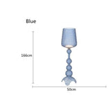 Italy Design Kartell Kabuki Table Lamps Acrylic Desk Lights Art Decor LED Standing Light Living Room Bedroom Hollow Floor Light
