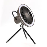 USB Tripod Floor Camping Fan With Power Bank LED Light Rechargeable Desktop Portable Circulator Wireless Ceiling Electric Fan