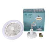 LED Smart Fan light E27 bulb 30W LED Ceiling Light with Remote Control Dimmable Ceiling Light