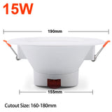 Tuya Smart LED Downlight WiFi LED Ceiling Recessed Down Light Dimmmable Spot Lamp 5W 7W 9W 15W RGB +CW+WW Changeable Work Alexa