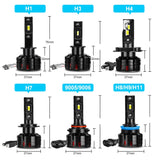 2Pcs H1 H3 H4 H7 Led Canbus H8 H11 HB3 9005 HB4 9006 Led Headlights Mini 100W 20000LM Car Light Bulbs Automobiles Auto Lamp