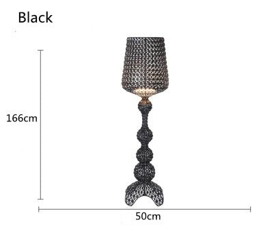 Kartell Kabuki Hollow Floor Lamp Modern Luxury LED Standing Light for Living Room Bedroom Home Decor Acrylic Corner Lighting