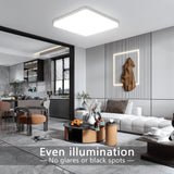 New Round /Square LED ceiling lights 18W 24W 36W 48W Cold Warm Natural light LED fixtures ceiling lamps for living room Bathroom