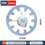 Led Module 220v Led Ceiling Light Replacement Panel Led Light 18W 24W 30W 36W 40W 50W Round Module For Ceiling Lamp Ceiling Fan