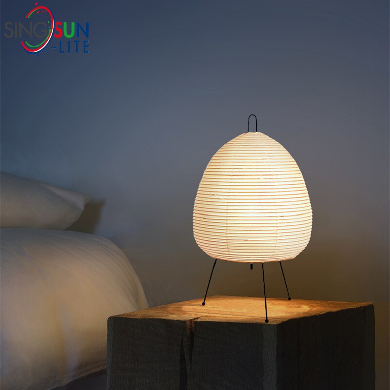 Japanese Rice Paper Lantern Led Table Lamp Living Room Bedroom Bedside Study Hotel Homestay Art Creative Decor Tripod Floor Lamp