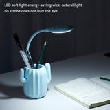 Student lamp Cactus pen holder desk lamp reading eye protection storage table lamp LED charging table lamp gift