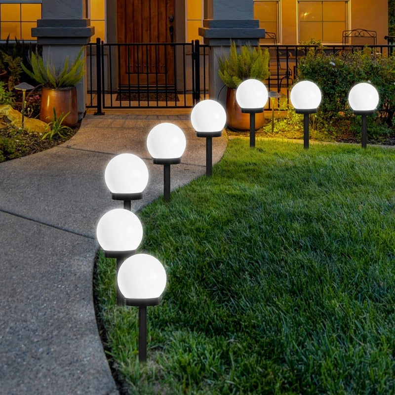 4/6/8PCS Solar Garden Light Outdoor Waterproof Solar RGB Light For Garden Landscape Path Yard Patio Driveway Walkway Solar Lamp