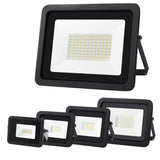 LED Flood Light 100W 50W 30W 20W 10W AC 220V Outdoor IP68 Waterproof Reflector Spotlight Street Light Wall Lamp Garden Lighting