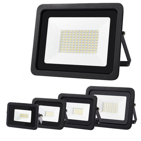 LED Flood Light 100W 50W 30W 20W 10W AC 220V Outdoor IP68 Waterproof Reflector Spotlight Street Light Wall Lamp Garden Lighting