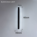 Modern Outdoor LED Wall Lamp 110V 220V Long Wall Light IP67 Waterproof Outdoor Lighting Garden Villa Porch Sconce Lamp Luminaire