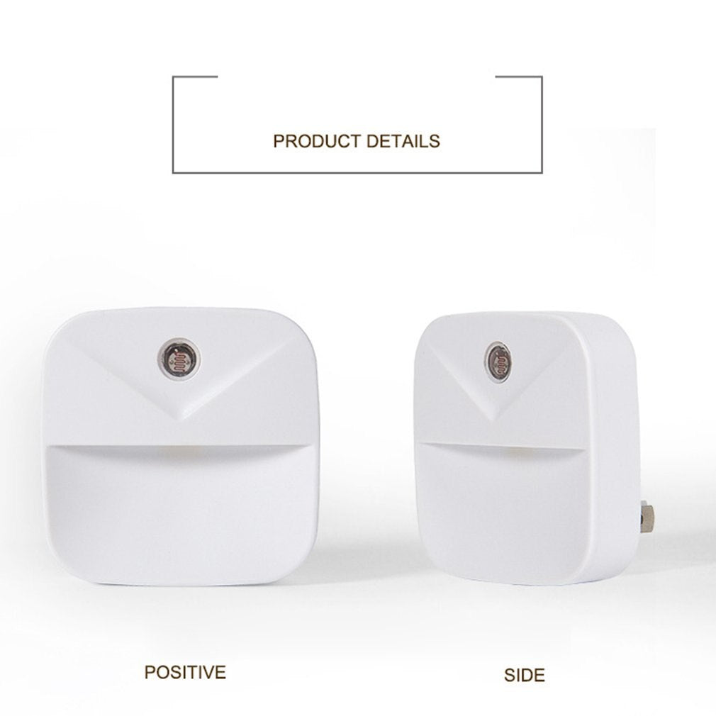 Led Night Light Creative Light Control Feeding Energy Saving Night Light Plug-in Bedside Bedroom Wall Light