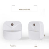 Led Night Light Creative Light Control Feeding Energy Saving Night Light Plug-in Bedside Bedroom Wall Light