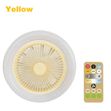 30W Ceiling Fan with Lighting Lamp E27 Converter Base with Remote Control for Bedroom Living Home Silent 3 Speeds