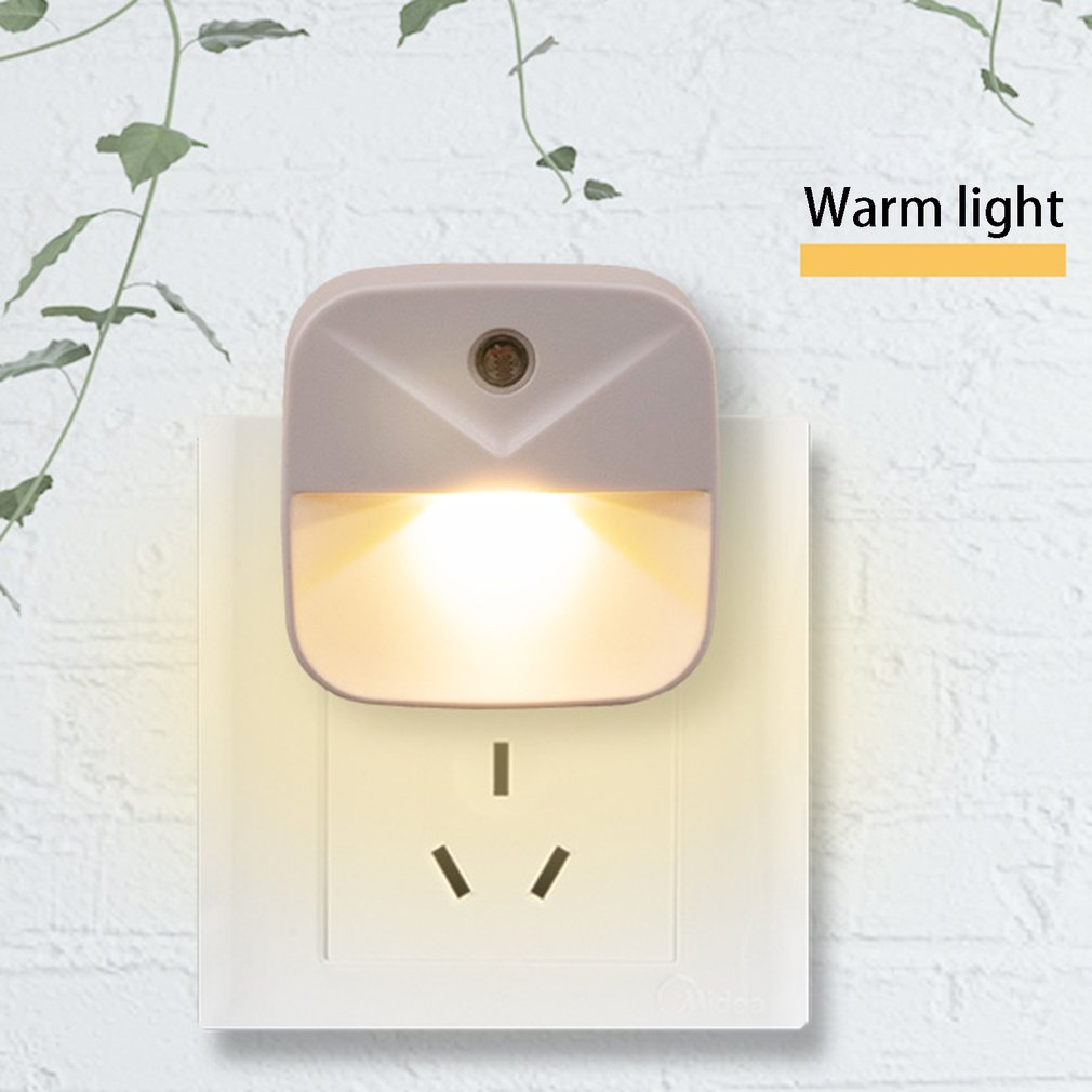 Led Night Light Creative Light Control Feeding Energy Saving Night Light Plug-in Bedside Bedroom Wall Light