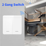 Tuya WiFi Smart Switch For Lighting RF 433Mhz Wireless Switch 86 Wall Panel Smart Home Timer Voice Control Google Home Alexa